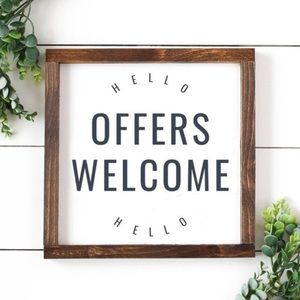 Will consider all reasonable offers